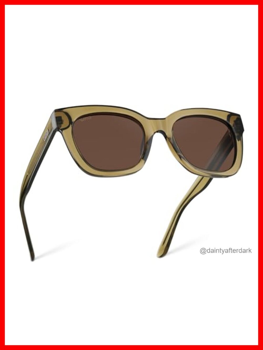 Polarized Square Cat-Eye Sunglasses Acetate Frame UV Protection